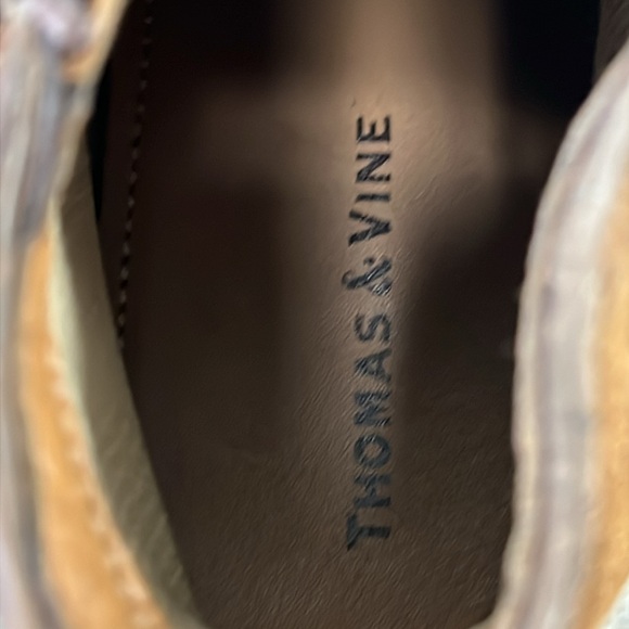 SOLD IN STORE Thomas & Vine Men’s JAGGER Leather Ankle Boots Size 10.5 - Picture 4 of 9